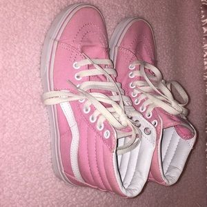 pink hightop vans